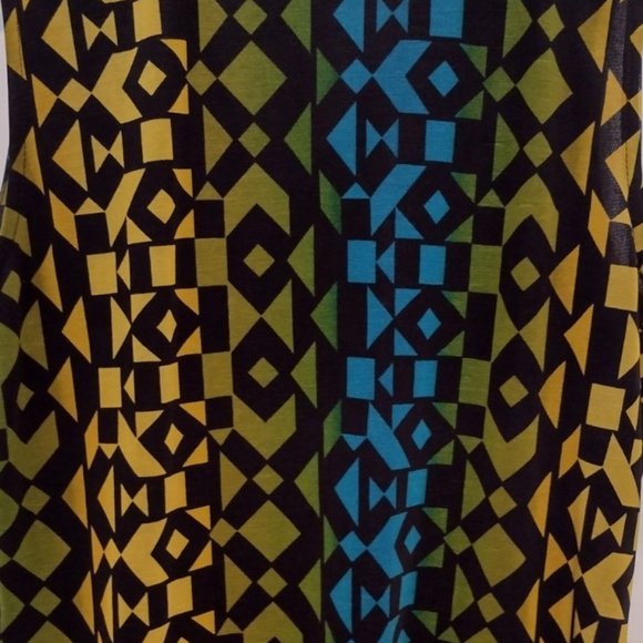 Worthington Geometric Ladies Sleeveless Top - Picture 6 of 9